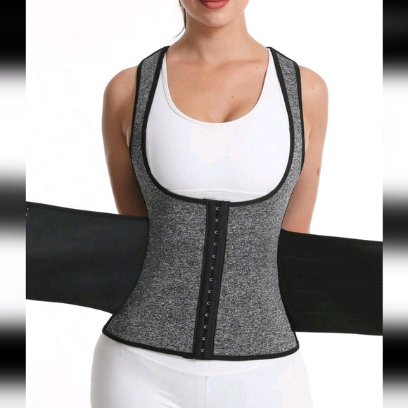 Gray Waist Trainer Vest - Picture 8 of 10